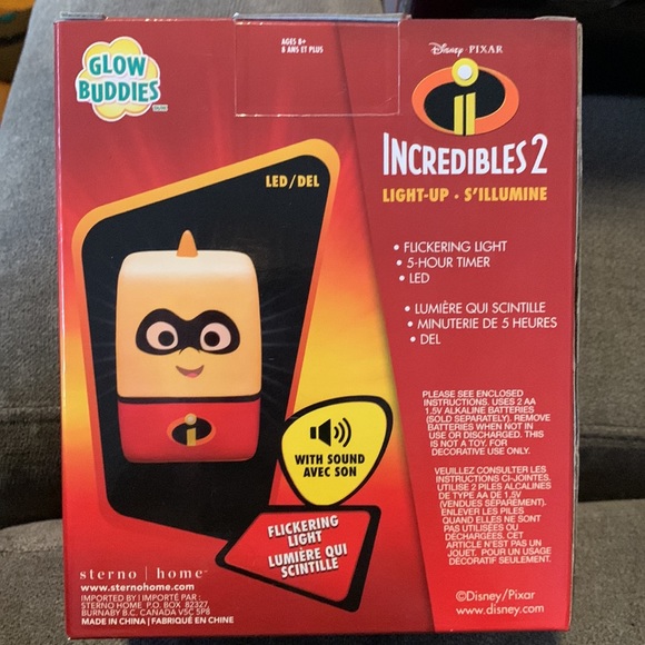 Disney The Incredibles Jack-Jack Glow Light - Glow Buddies - Picture 4 of 4